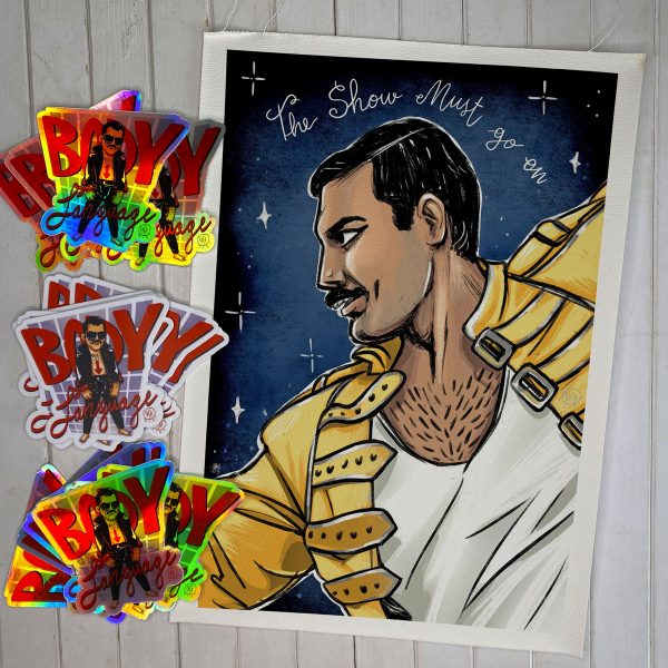 FREDDIE PRINT & STICKER