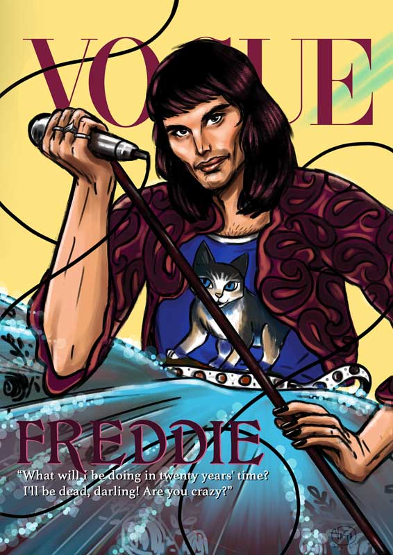 FREDDIE COVER MAGAZINE